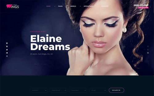 Love Wings Relations and Dating WordPress Theme theme free